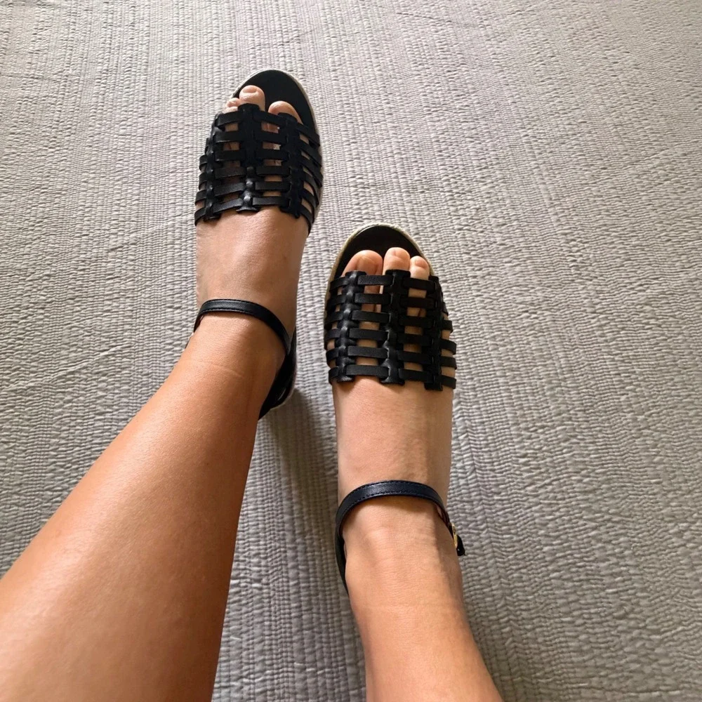 Talbots woven leather